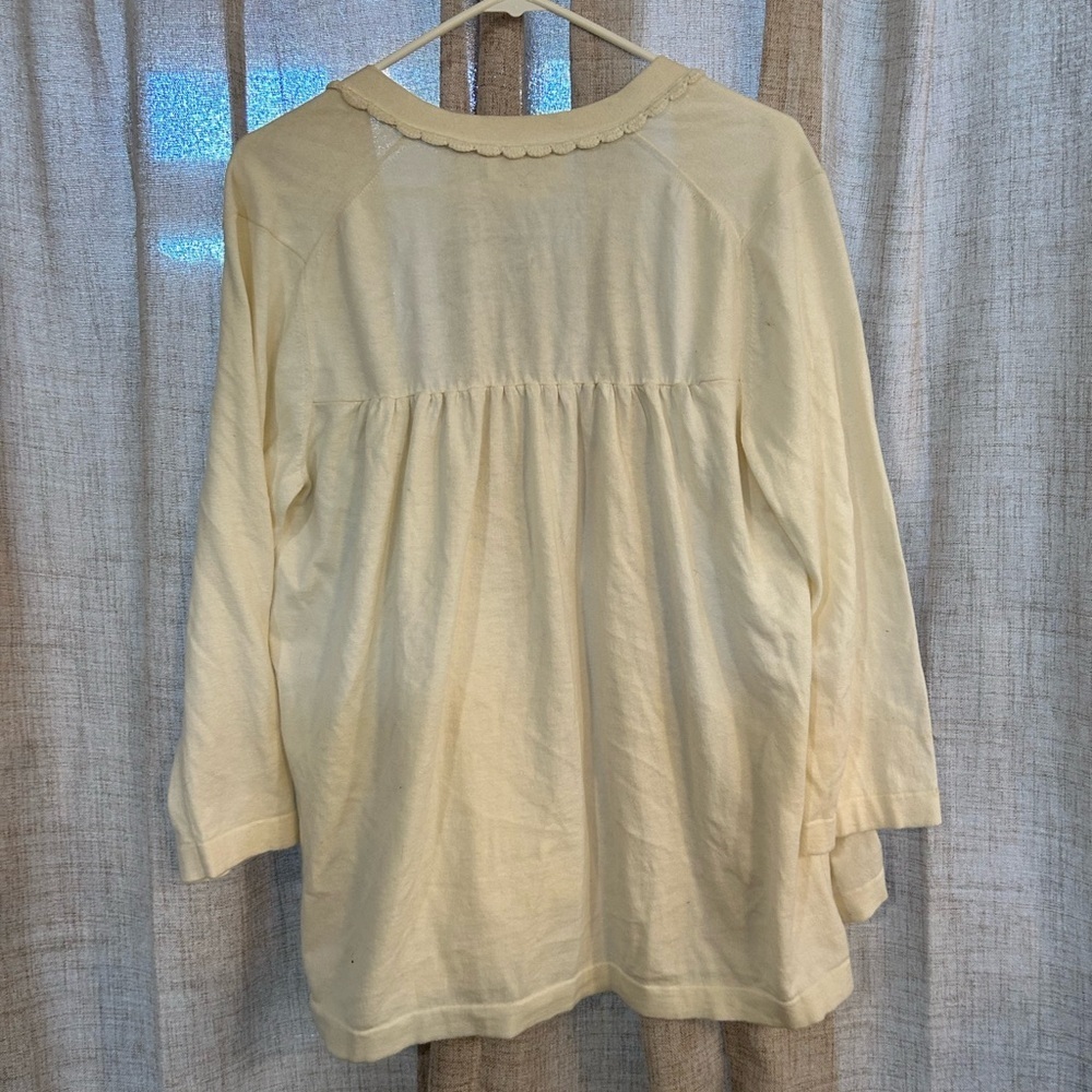Kate Spade Cream Sweater (B7) - Picture 2 of 3